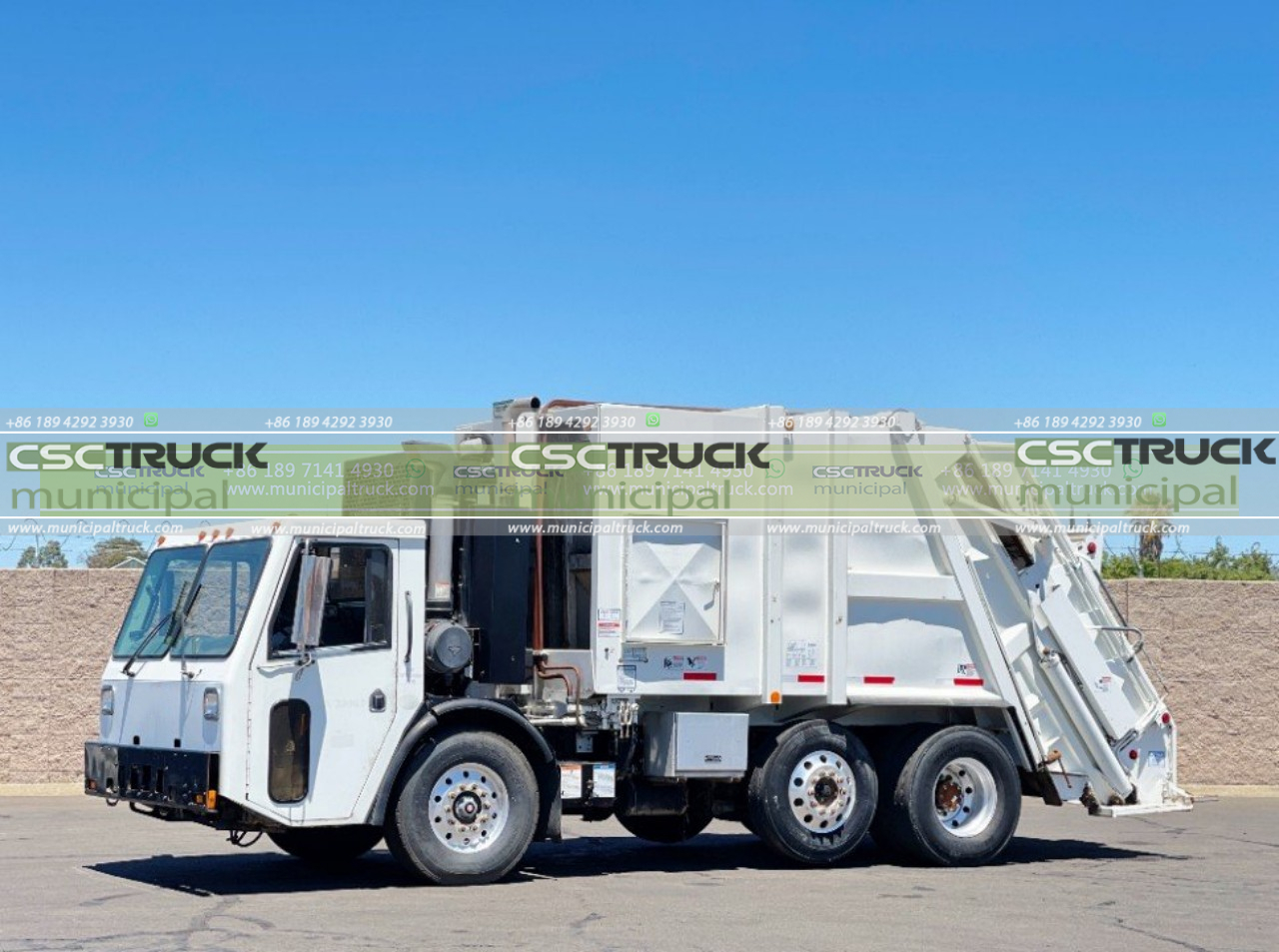 rear loader garbage truck (2)
