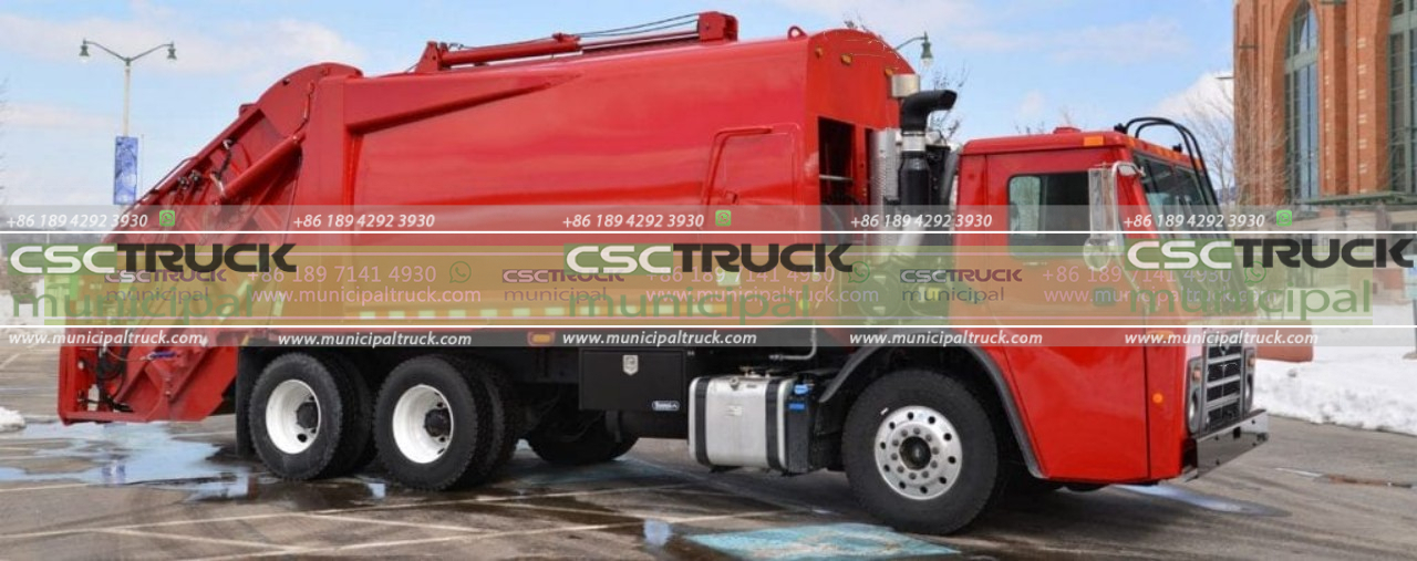 rear loader garbage truck (4)