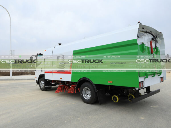 ISUZU Street Sweeper Truck Back