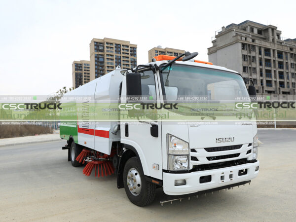 ISUZU Street Sweeper Truck Left Head