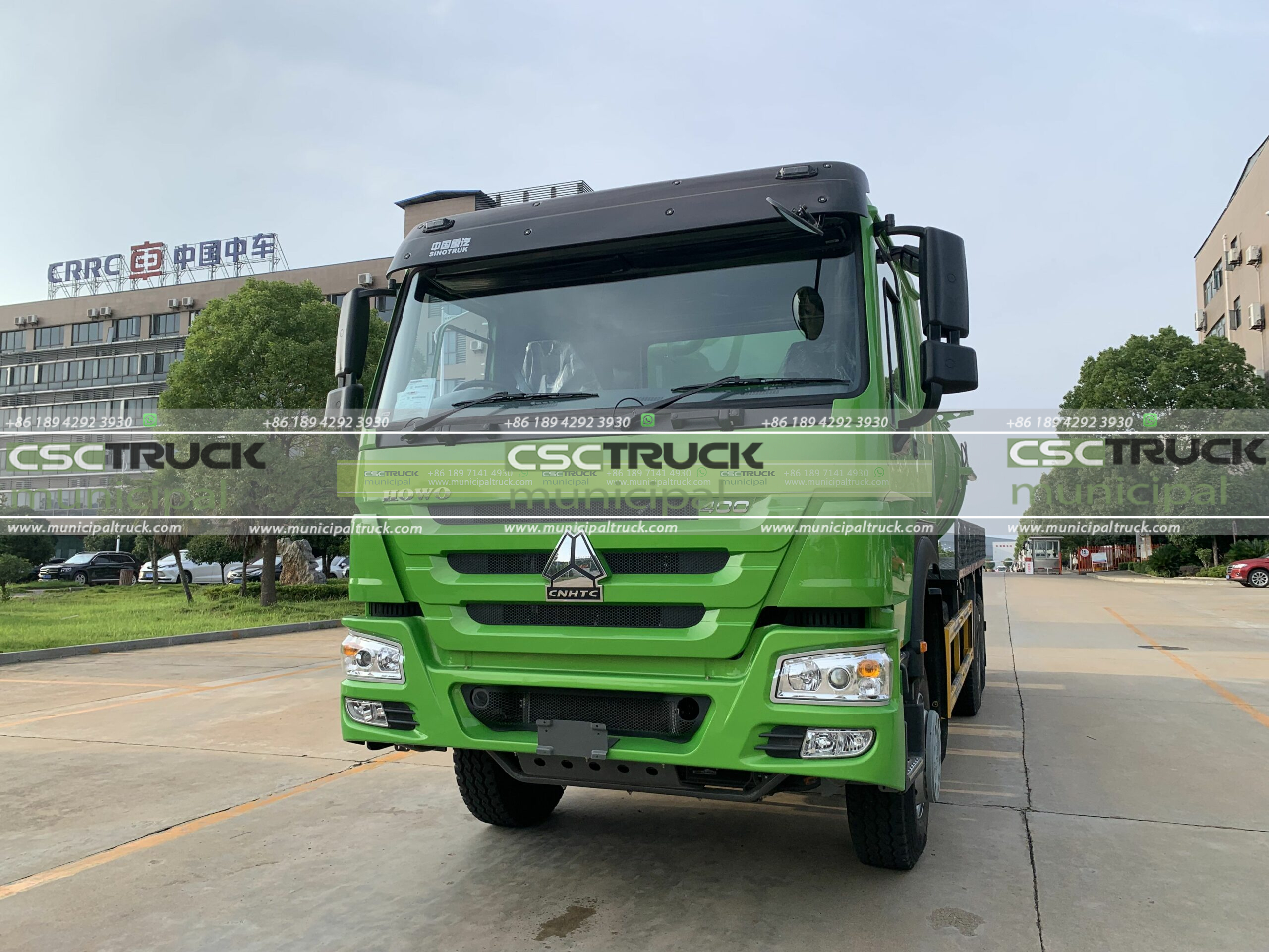 SINOTRUK Vacuum Sewer Truck 18000L Head Left SINOTRUK Vacuum Sewer Truck 18000L Head Left