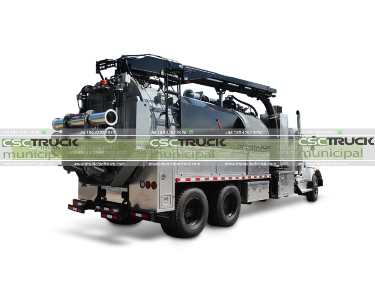 Vacuum sewer truck (2)