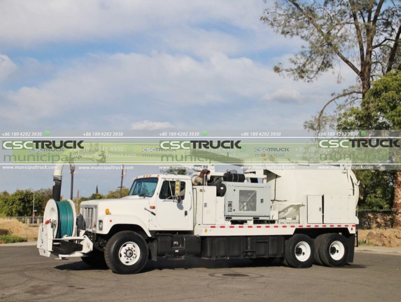 Vacuum sewer truck (4)