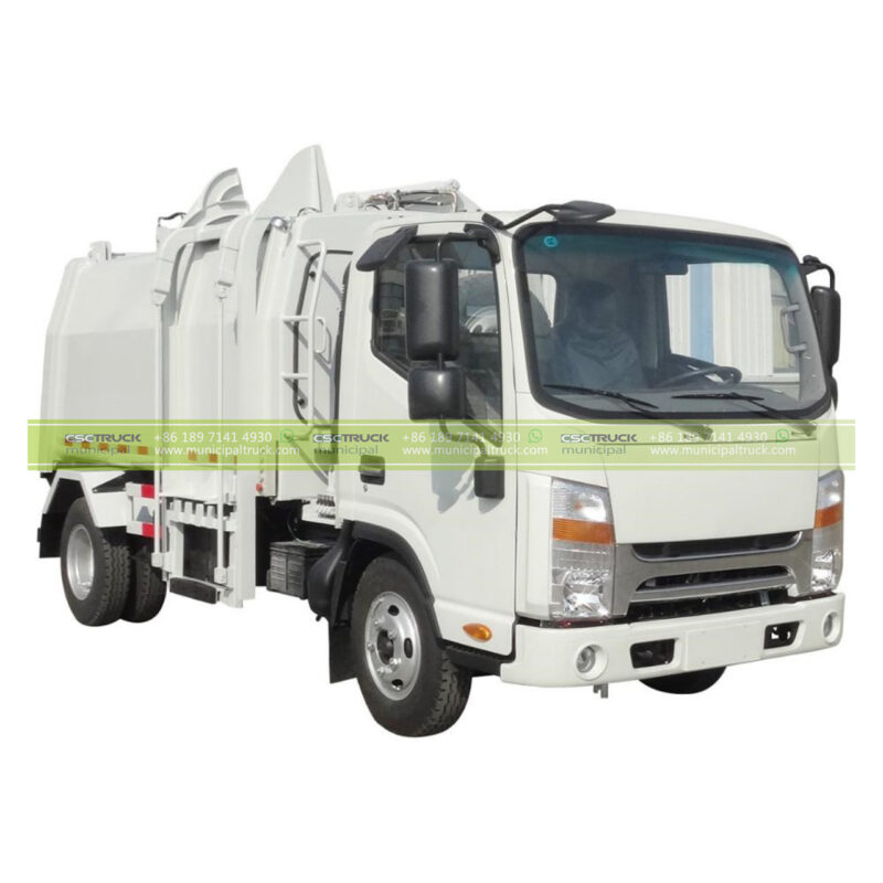 side loader garbage truck