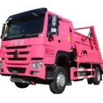 skip loader garbage truck