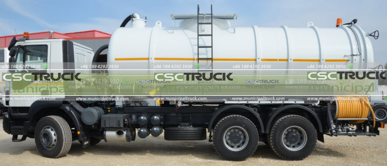 vacuum sewer truck