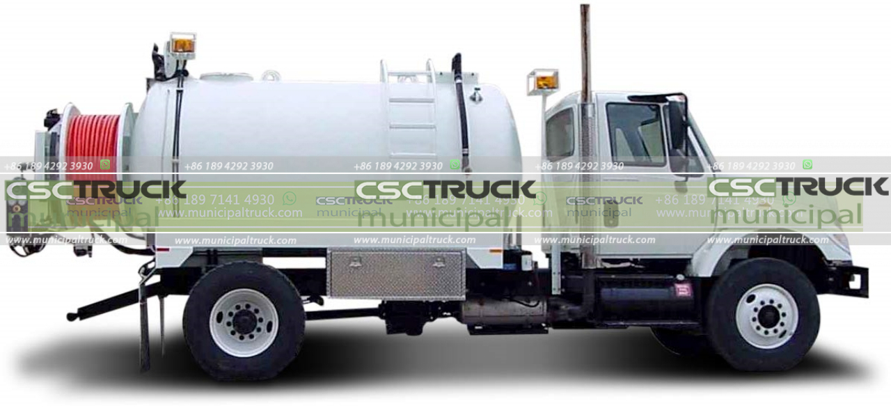 water jetting truck