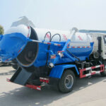 How Water Jetting Trucks Remove Concrete Spills and Industrial Residues DFAC 10 CBM Sewage Jetting Truck Body
