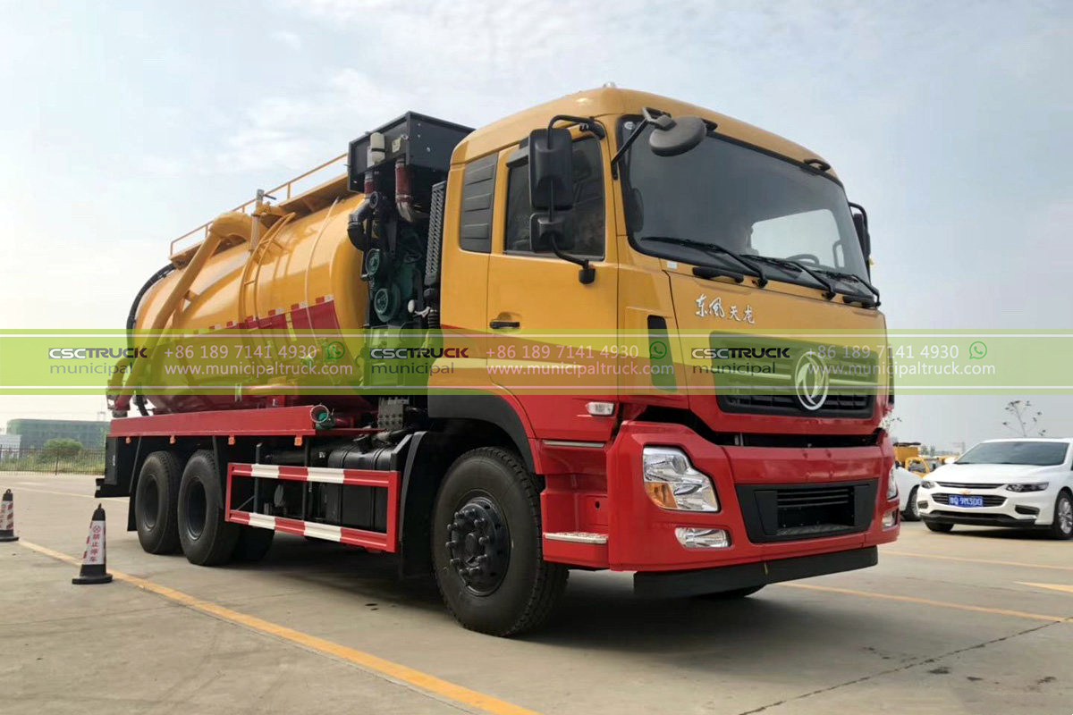 DONGFENG 12 CBM Sewage Cleaner Truck DONGFENG 12 CBM Sewage Cleaner Truck