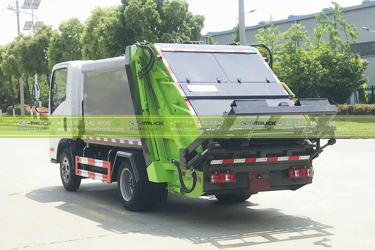 FAW 20 CBM Rear Loader Compactor Garbage Truck Back FAW 20 CBM Rear Loader Compactor Garbage Truck Back