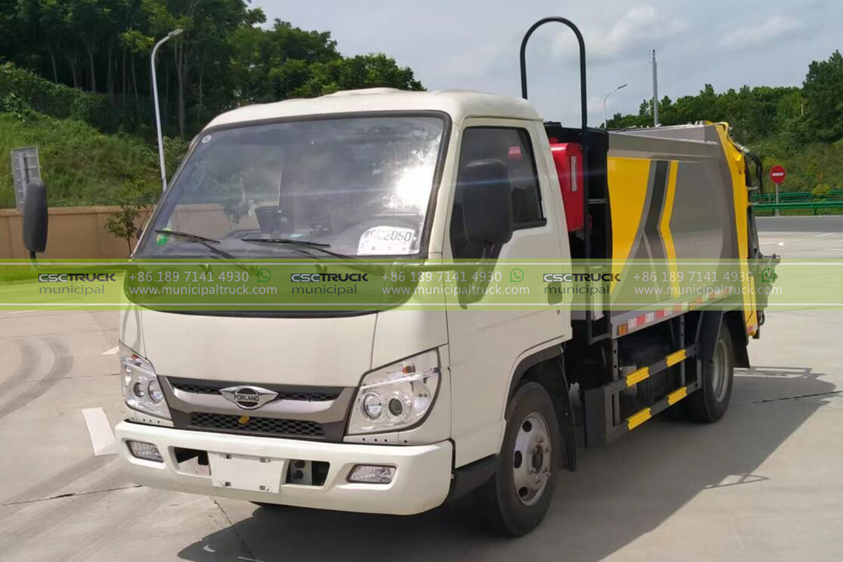 FORLAND 12CBM Rear Loader Compactor Garbage Truck Right FORLAND 12CBM Rear Loader Compactor Garbage Truck Right