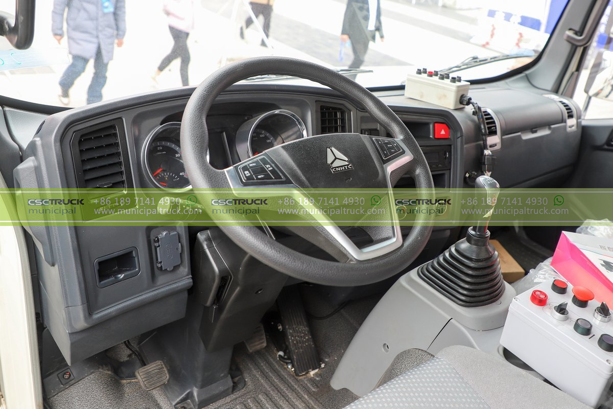 HOWO Kitchen Food Garbage Truck Interior HOWO Kitchen Food Garbage Truck Interior