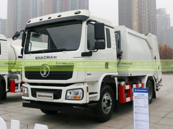 Shacman 20CBM Rear Loader Compactor Garbage Truck Left