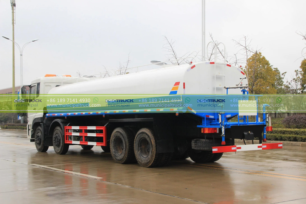 DONGFENG 30000 Liter Road Sanitation Water Sprinkler Truck Back Side Left DONGFENG 30000 Liter Road Sanitation Water Sprinkler Truck Back Side Left