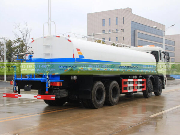 DONGFENG 30000 Liter Road Sanitation Water Sprinkler Truck Back Side Right