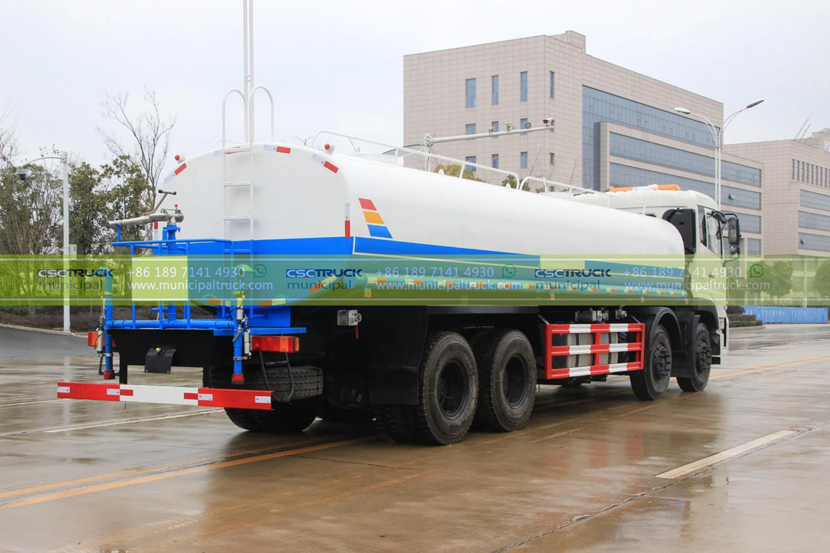 DONGFENG 30000 Liter Road Sanitation Water Sprinkler Truck Back Side Right DONGFENG 30000 Liter Road Sanitation Water Sprinkler Truck Back Side Right