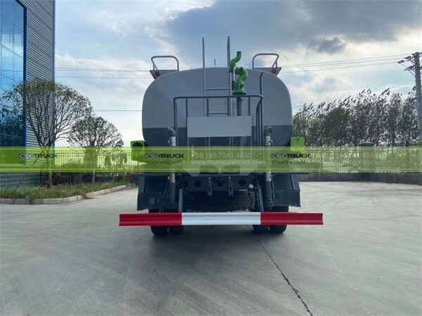 DONGFENG 8000 Liter Water Tanker Sprinkler Truck Back Details