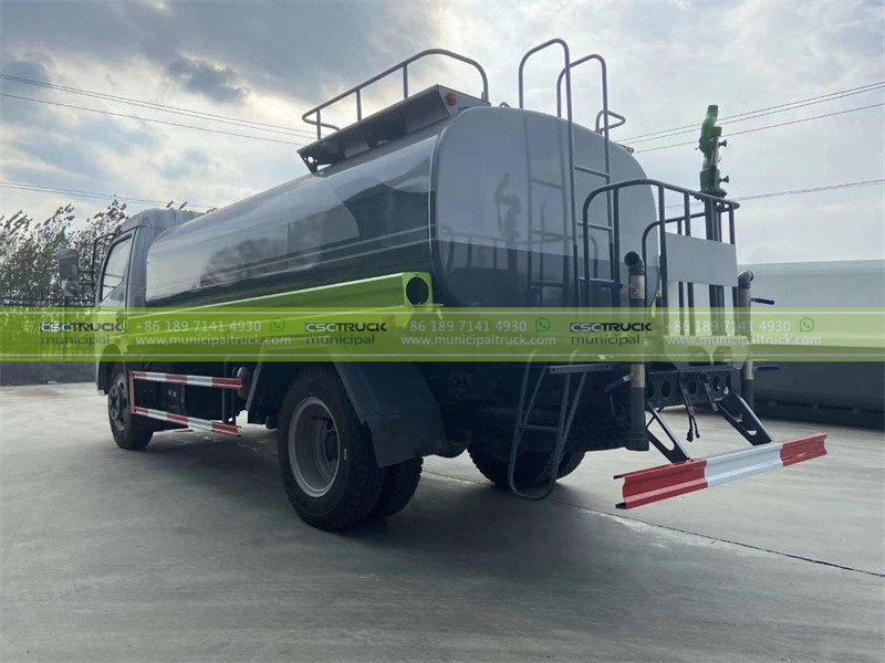 DONGFENG 8000 Liter Water Tanker Sprinkler Truck Back Left DONGFENG 8000 Liter Water Tanker Sprinkler Truck Back Left