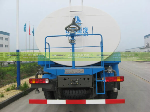 HOWO 25 Ton Water Tanker Sprinkler Truck Back