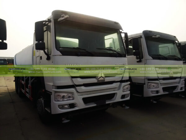 HOWO 25 Ton Water Tanker Sprinkler Truck Head