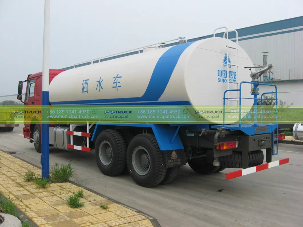 HOWO 25 Ton Water Tanker Sprinkler Truck Side Back HOWO 25 Ton Water Tanker Sprinkler Truck Side Back