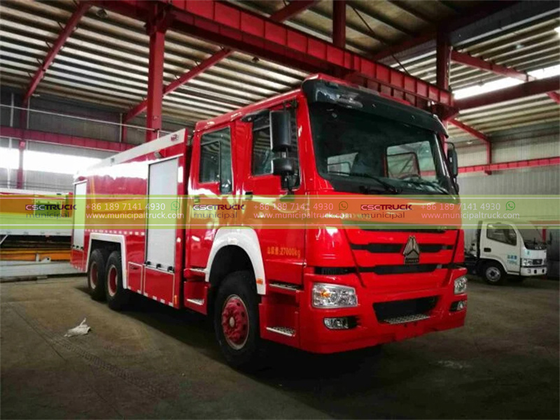HOWO 30 Ton Rescue Emergency Fire Fighting Water Sprinkler Truck HOWO 30 Ton Rescue Emergency Fire Fighting Water Sprinkler Truck