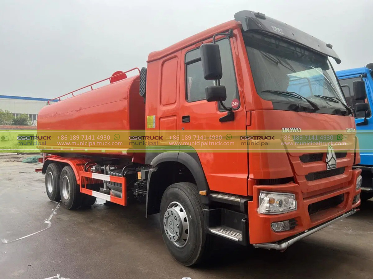 HOWO 30 Ton Water Spray Bowser Tanker Truck HOWO 30 Ton Water Spray Bowser Tanker Truck