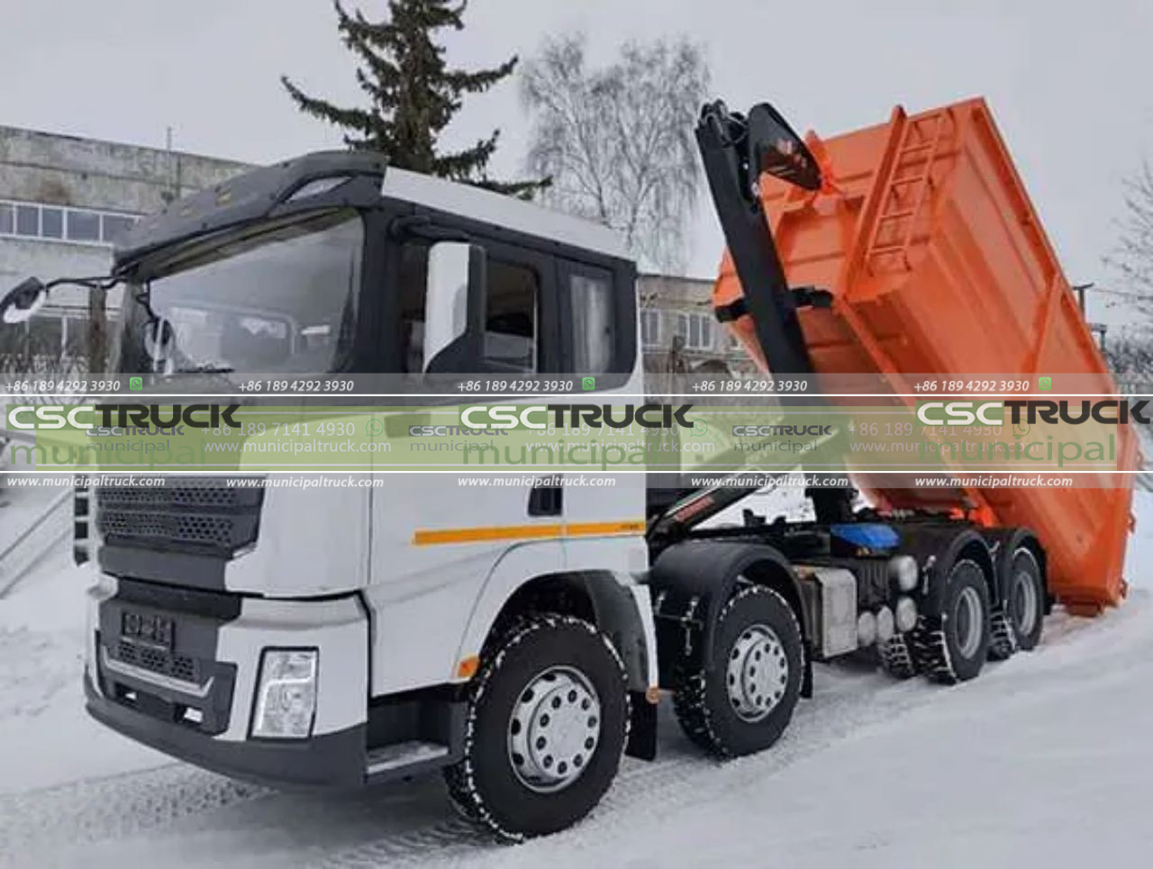 Hook Loader Garbage Truck Deliveries Efficient Waste Management in