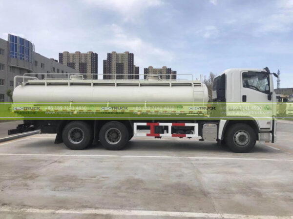 ISUZU 25 CBM Stainless Steel Water Sprinkler Tanker Truck Tanker