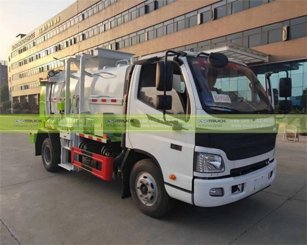 Kitchen Waste Garbage Truck (5)