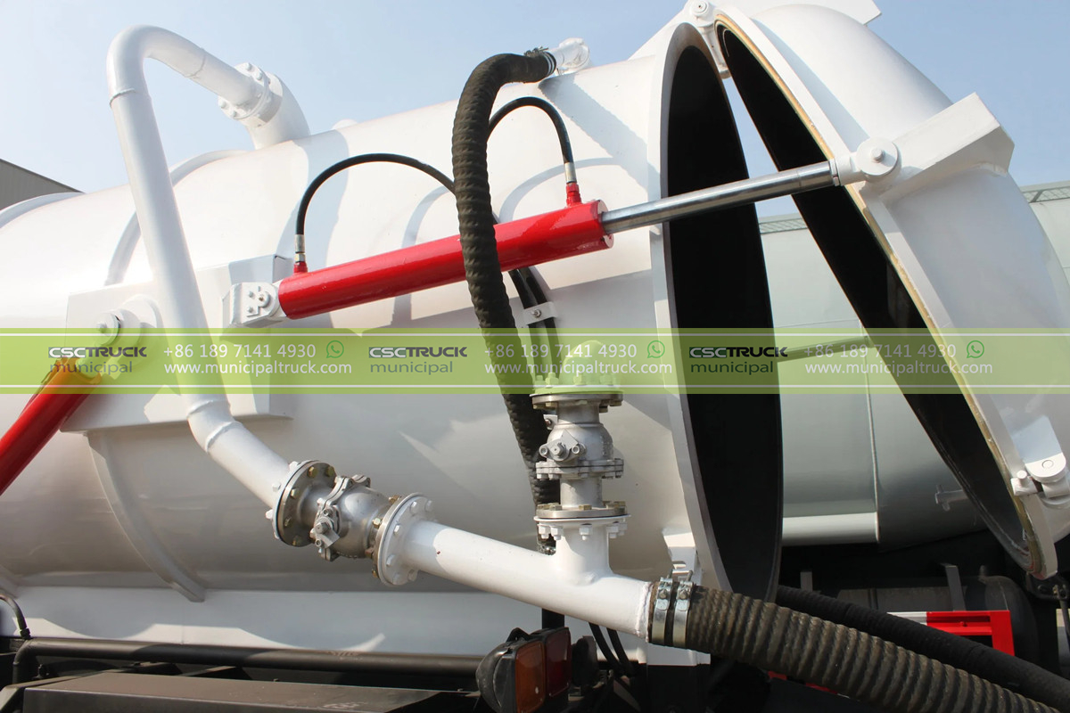 North Benz 15 Ton Sewage Suction Vacuum Truck Back Tank North Benz 15 Ton Sewage Suction Vacuum Truck Back Tank