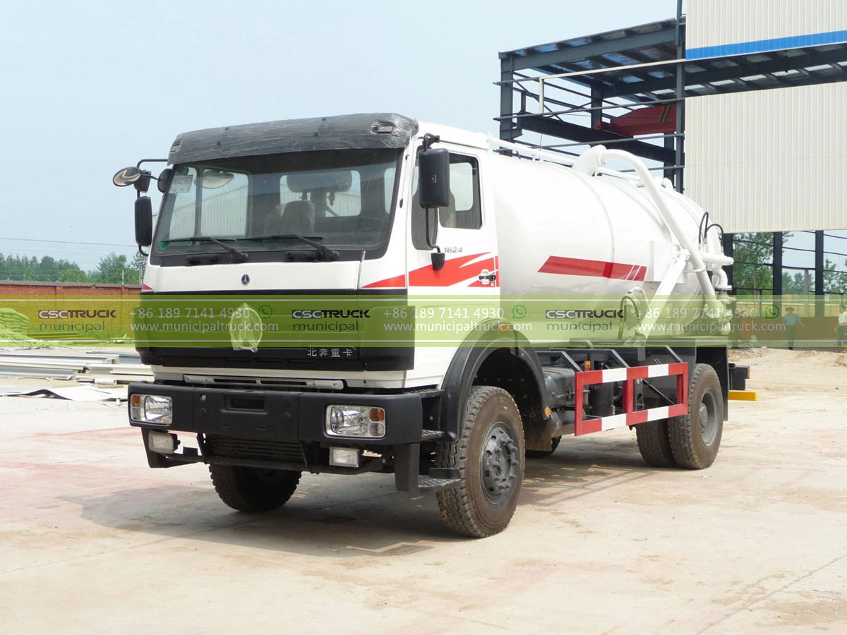 North Benz 15 Ton Sewage Suction Vacuum Truck North Benz 15 Ton Sewage Suction Vacuum Truck