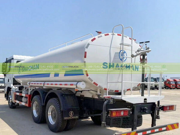 Shacman 30 Ton Water Tanker Sprinkler Truck Body Back