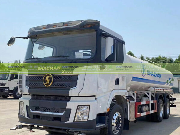 Shacman 30 Ton Water Tanker Sprinkler Truck head Left