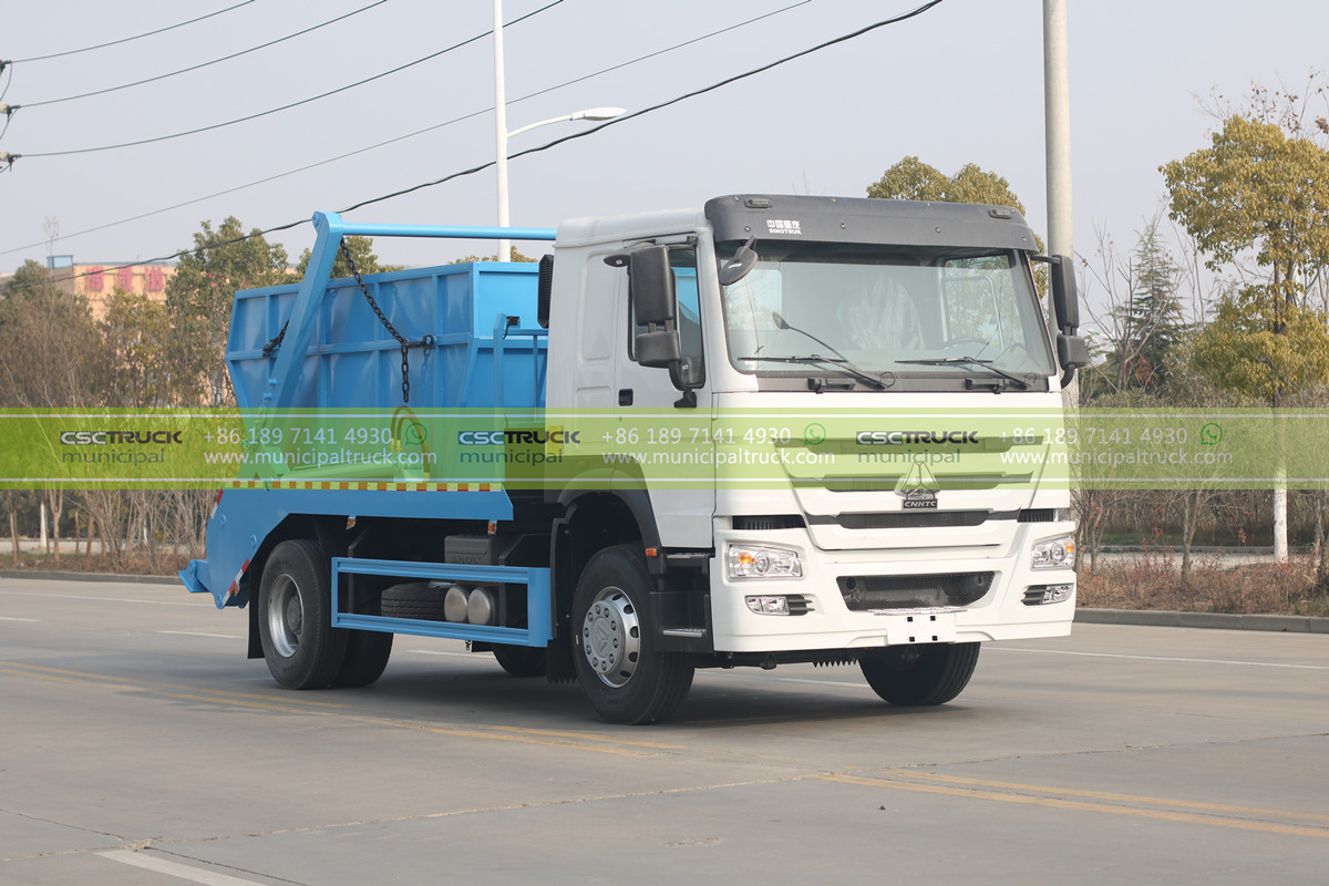 CNHTC 8 CBM Skip Loader Garbage Truck