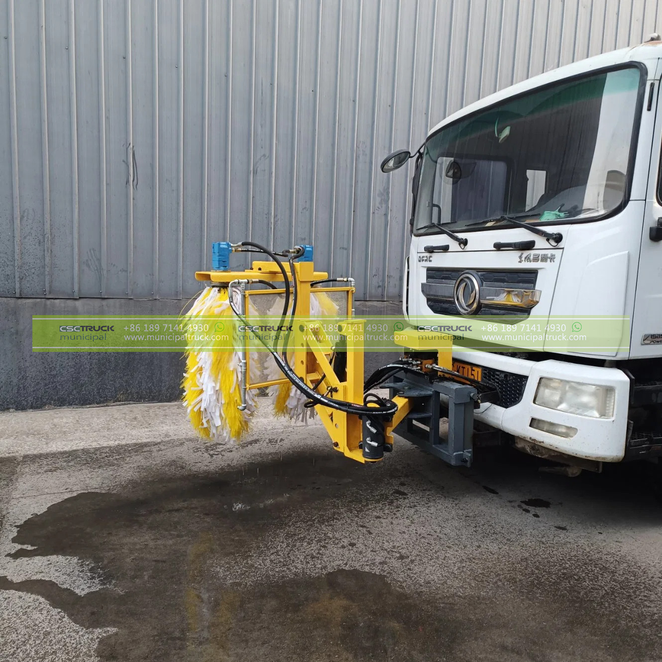 DFAC Brush Guard Fence Cleaner Truck Sweep Fence DFAC Brush Guard Fence Cleaner Truck Sweep Fence