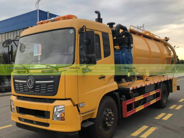 DONGFENG 10 Ton Sewage Vacuum Suction Truck Right