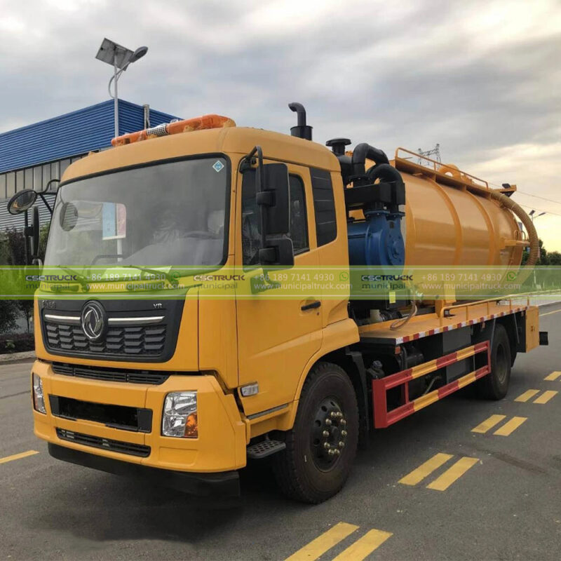 DONGFENG 10 Ton Sewage Vacuum Suction Truck Right