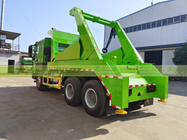 HOWO 12 Ton Skip Lift Gabage Truck Loader