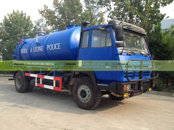 HOWO 20 CBM Fecal Suction Sewage Truck