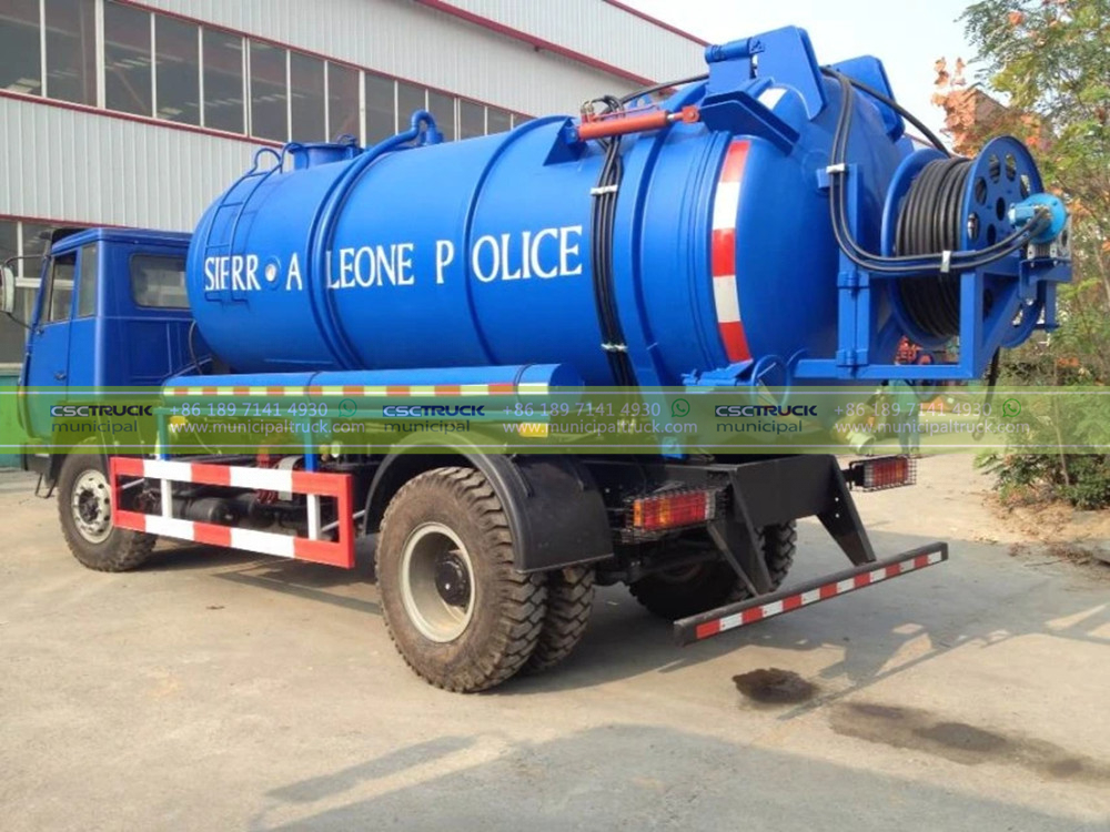 HOWO 20 CBM Fecal Suction Sewage Truck Back HOWO 20 CBM Fecal Suction Sewage Truck Back