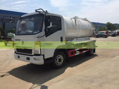 HOWO 20 CBM Sewage Suction Truck with Vacuum Pump
