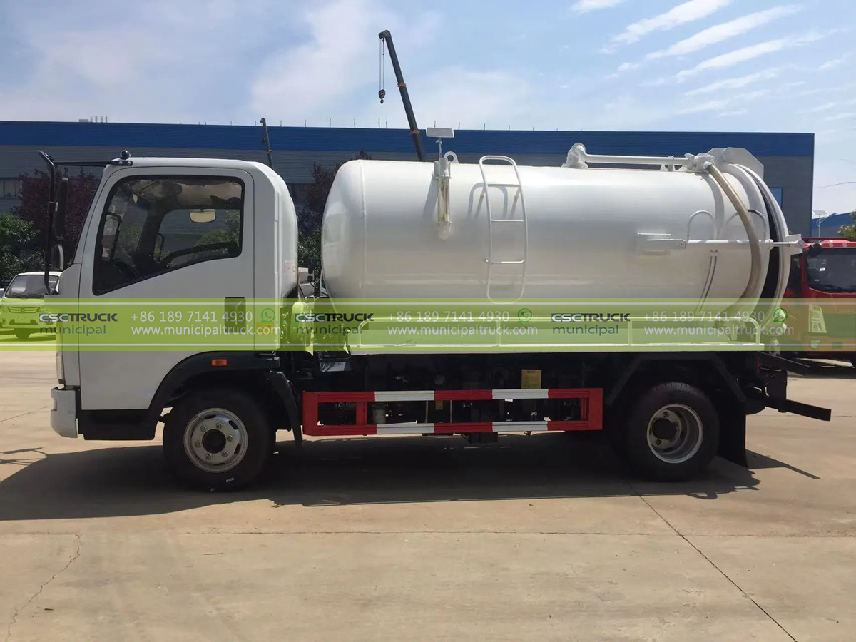 HOWO 20 CBM Sewage Suction Truck with Vacuum Pump Tank HOWO 20 CBM Sewage Suction Truck with Vacuum Pump Tank
