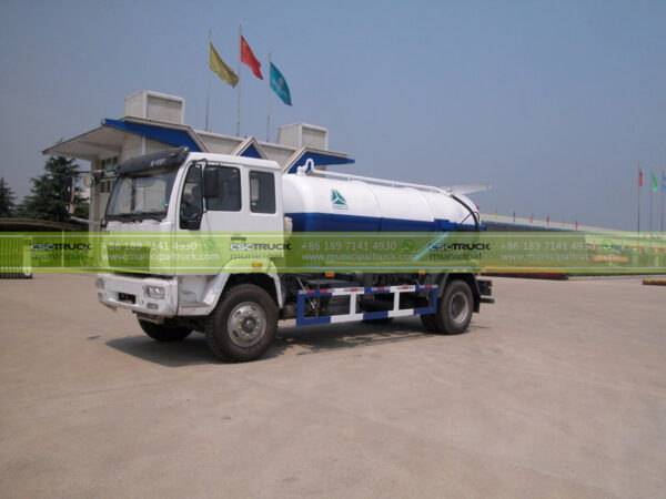 HOWO 20 Ton Vacuum Sewer Suction Truck