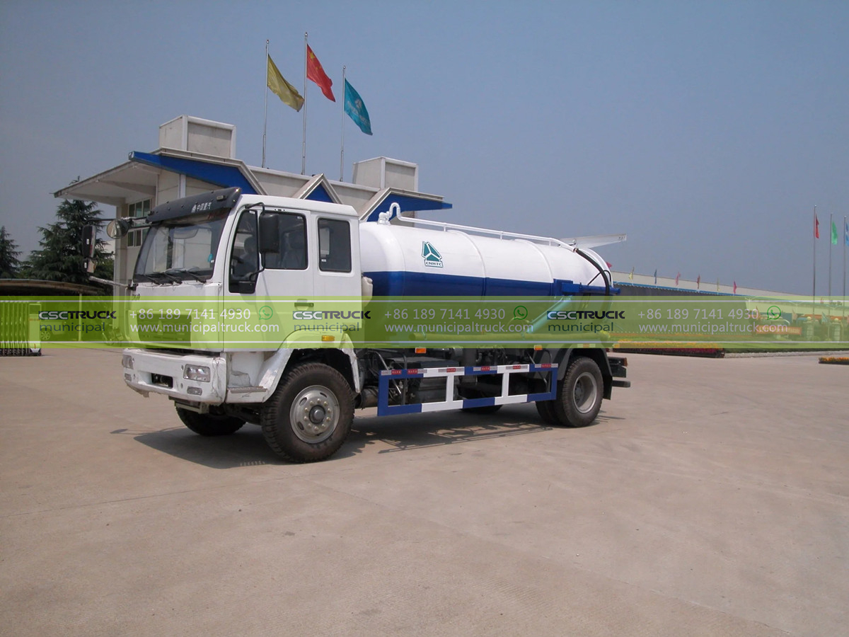 HOWO 20 Ton Vacuum Sewer Suction Truck HOWO 20 Ton Vacuum Sewer Suction Truck