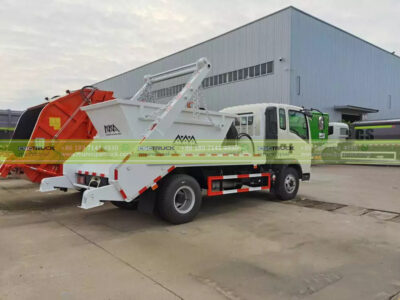 HOWO 3 Ton Skip Loader Garbage Truck