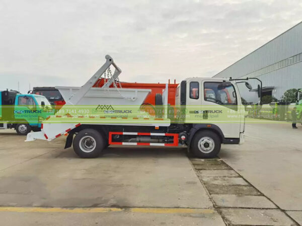 HOWO 3 Ton Skip Loader Garbage Truck Body