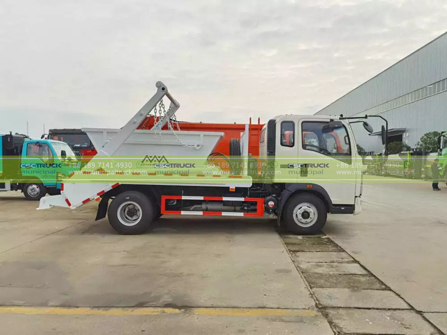 HOWO 3 Ton Skip Loader Garbage Truck Body HOWO 3 Ton Skip Loader Garbage Truck Body