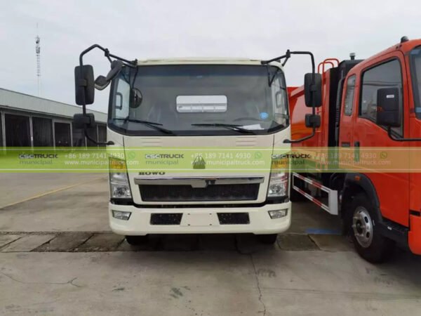 HOWO 3 Ton Skip Loader Garbage Truck Tractor