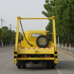 HOWO 5CBM Skip Loader Dumper Garbage Truck Back